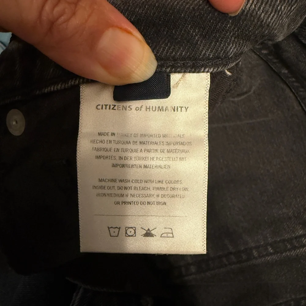 Citizens Of Humanity Charcoal Emerson Button Fly Jeans